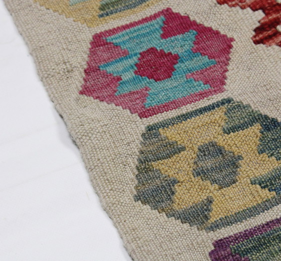 Image 1 of Original Old Style Kelim Afghan 190 X 102 Cm Top Zustand