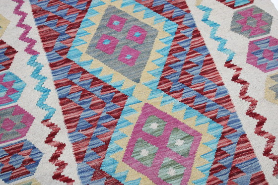 Image 1 of Original Old Style Kelim Afghan 190 X 102 Cm Top Zustand