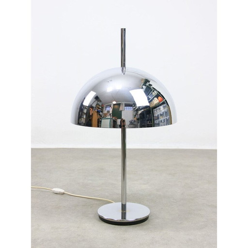 Vintage Space Age Chrom-Tischlampe, 1970