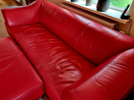 Image 1 of Leolux Faya Lobi Mova Sofa mit Fußhocker