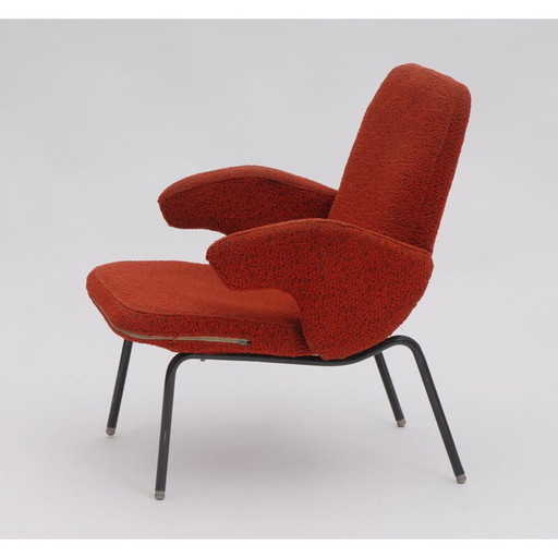 Roter Vintage-Sessel von Alan Fuchs - 1960er Jahre