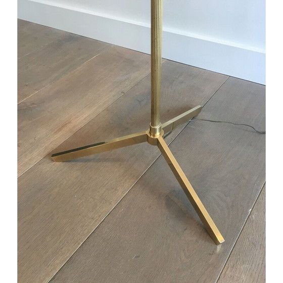 Image 1 of Vintage Stehlampe aus Messing, 1970