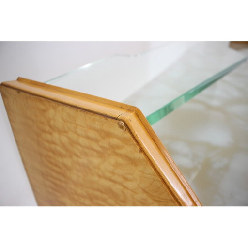 Vintage Kommode mit Glasboden, Italien 1960