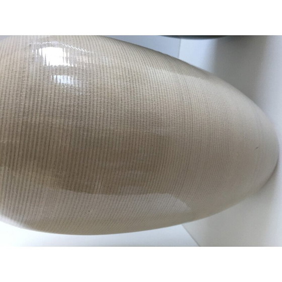 Image 1 of Paar eiförmige Vasen aus dekorativer Keramik im Vintage-Stil