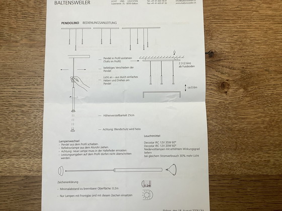 Image 1 of Pendolinolampe aus Baltensweiler