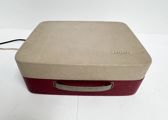 Image 1 of Überholter Vintage Philips Grammophonspieler und Röhrenradio, 1960er Jahre