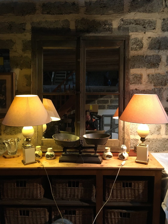 Image 1 of Vintage-Spiegel aus verarbeitetem Eichenholz