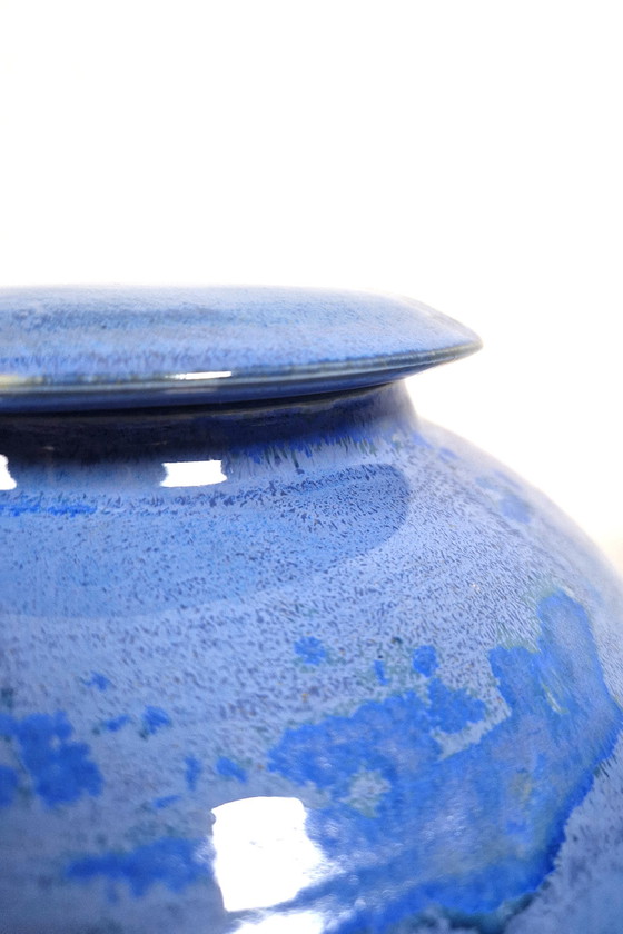 Image 1 of Sgraffito-Topf mit Deckel