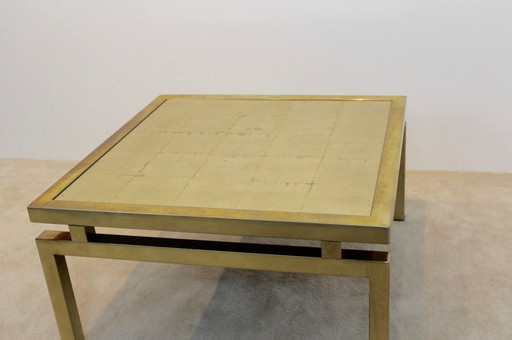 Goldgeätzter Couchtisch