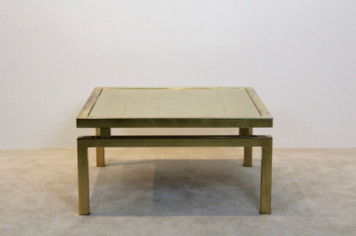 Goldgeätzter Couchtisch