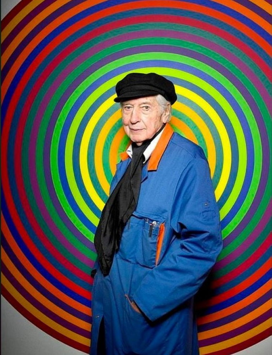 Image 1 of Op Art Vase - Julio Le Parc - Kinetische Kunst - Porzellan - Bernardaud Limoges - 2017