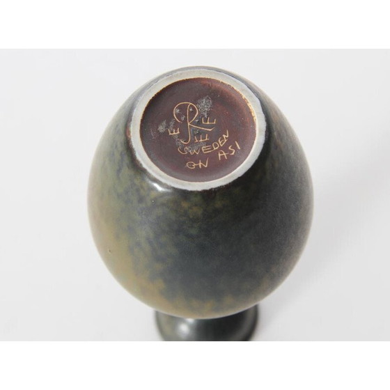 Image 1 of Skandinavische Vintage-Keramikvase Modell ASI von Gunnar Nylund für Rorstrand, 1950