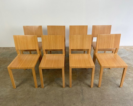 Image 1 of 8X Vintage Design Stuhl aus Holz