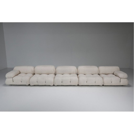 Vintage Camaleonda Sofa aus Boucle-Wolle von Mario Bellini, 1972
