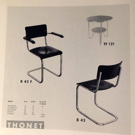 Image 1 of Vintage-Stuhl von Mart Stam für Thonet