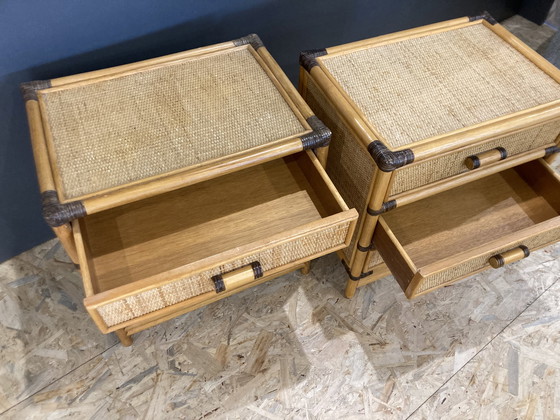 Image 1 of 2x Rattan