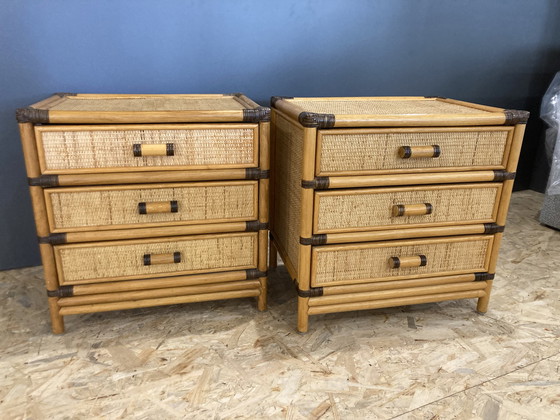 Image 1 of 2x Rattan