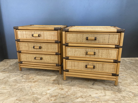 Image 1 of 2x Rattan