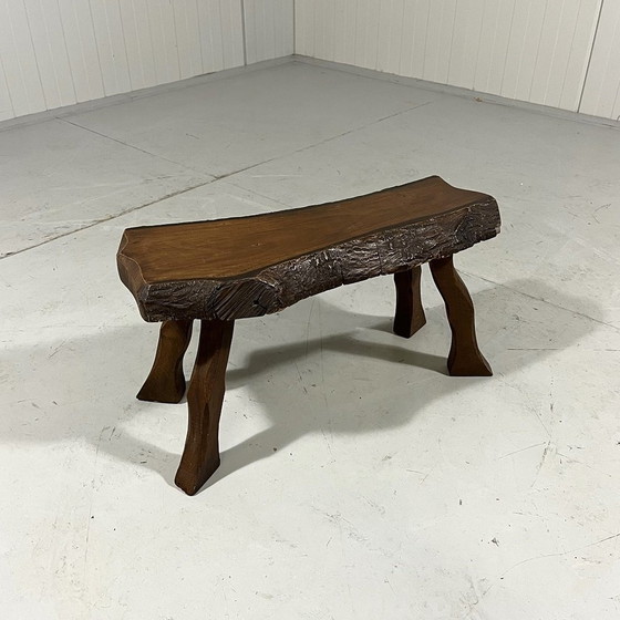 Image 1 of Rechteckiger Brutalistischer Pflanztisch Beistelltisch