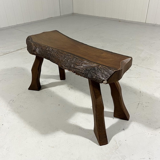 Image 1 of Rechteckiger Brutalistischer Pflanztisch Beistelltisch