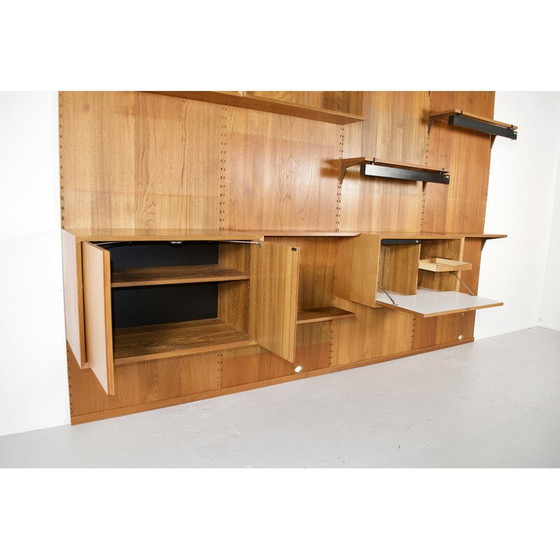 Image 1 of Modulares Wandsystem aus altem Teakholz von Poul Cadovius für Cado, 1959