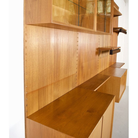 Image 1 of Modulares Wandsystem aus altem Teakholz von Poul Cadovius für Cado, 1959