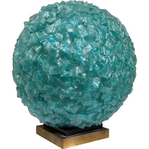 Messinglampe aus Plastik, 1970