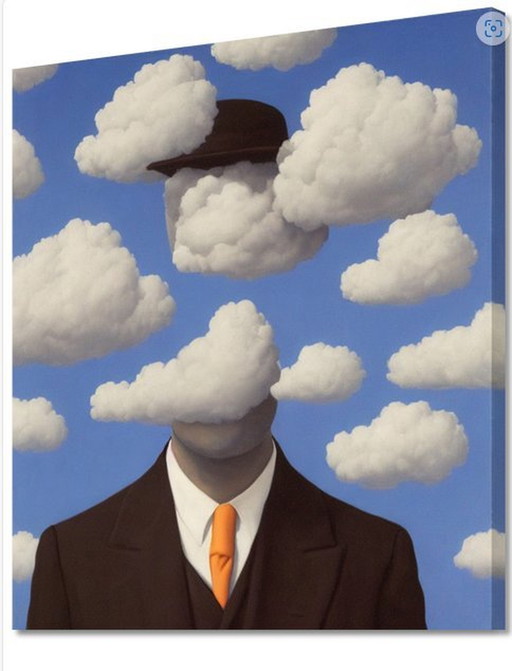 Rene Magritte -- Der Wolkenmann