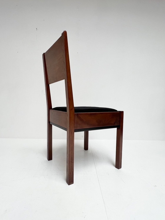 Image 1 of Haager Schule Set Esszimmerstühle von Muntendam für Lov, 1920'S