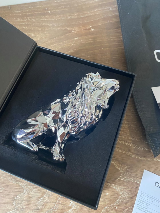 Image 1 of Roaring Lion Silver Edition Von Richard Orlinski Neu 2024