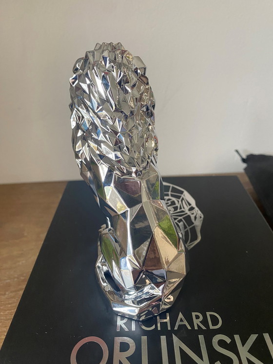 Image 1 of Roaring Lion Silver Edition Von Richard Orlinski Neu 2024