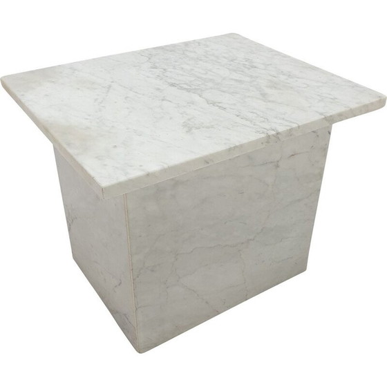 Image 1 of Italienischer Vintage-Couchtisch aus Marmor, 1980er Jahre