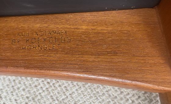 Image 1 of 6 Esszimmerstühle von Niels Koefoed für Hornslet Dänemark 1960er Jahre