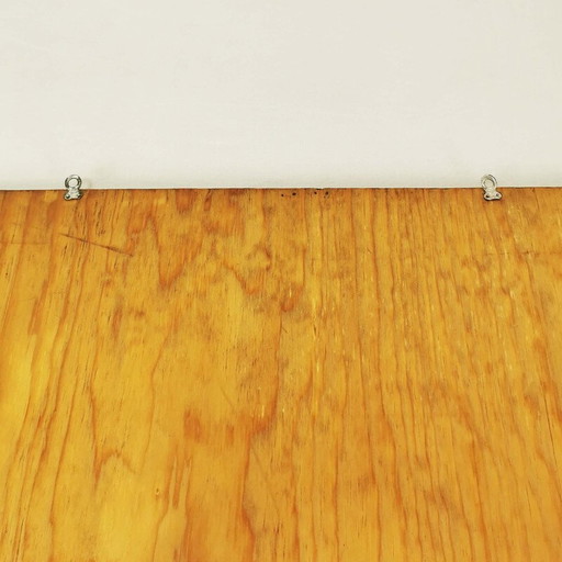 Vintage-Gemälde mit Faden gewebt vom Huichol-Stamm, Mexiko 1970