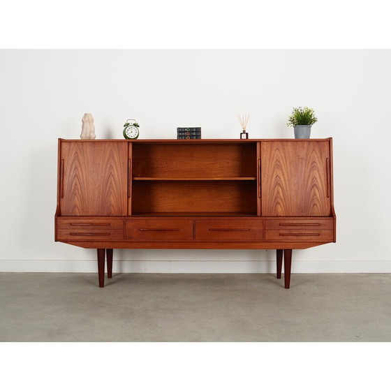 Image 1 of Vintage Teakholz Highboard, Dänemark 1960er Jahre