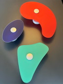 3x Foscarini Bit Parete Wandleuchten