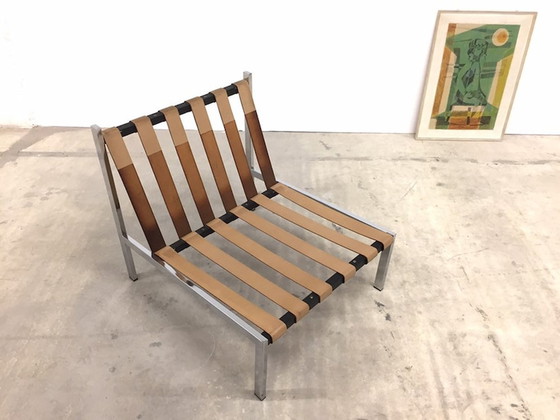 Image 1 of Ernst Josef Althoff Leder-Loungesessel