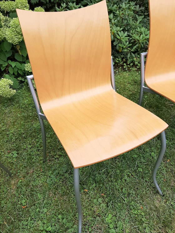 Image 1 of 4x Design-Esszimmerstühle