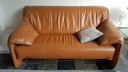 Zwei Leolux Ledersofas oder separat im Angebot