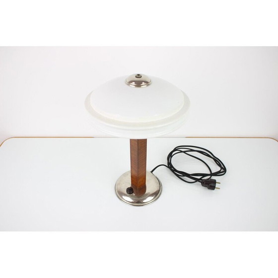 Image 1 of Vintage Tischlampe aus Metall, Tschechoslowakei 1930