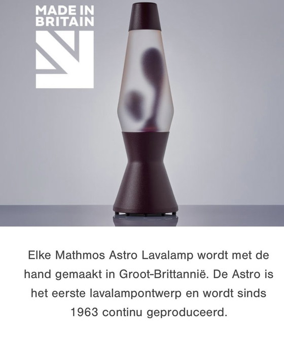 Image 1 of Mathmos X Sabine Marcelis Limitierte Ausgabe der Astro-Lava-Lampe