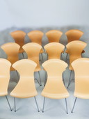 6x Kartell Nihau Esszimmerstühle von Vico Magistretti