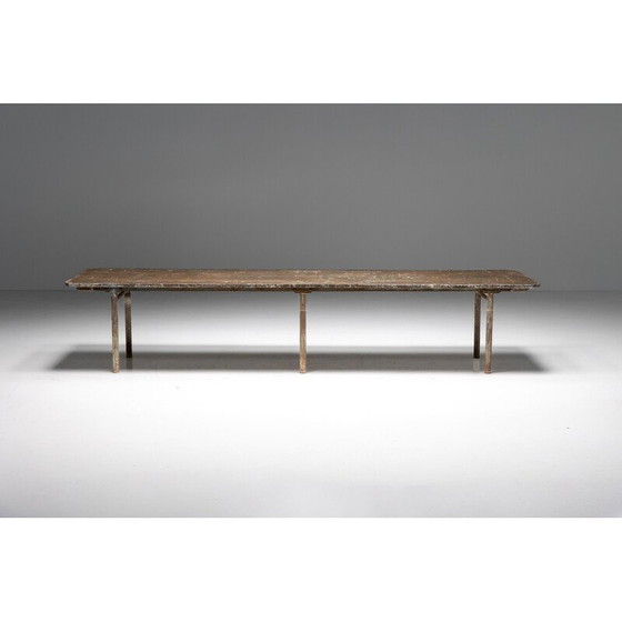 Image 1 of Alter Metzgertisch aus Holz, Frankreich 1950