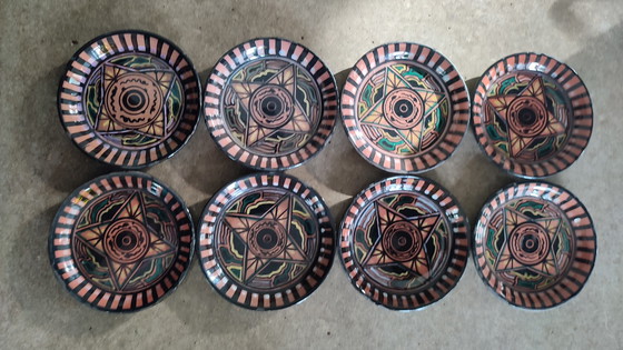 Image 1 of 8x Gouda Südholland Eduard Antheunis Untersetzer