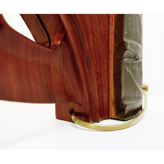 Image 1 of Ein Paar geschnitzte Tischlampen von Gianni Pinna, Italien 1970er Jahre