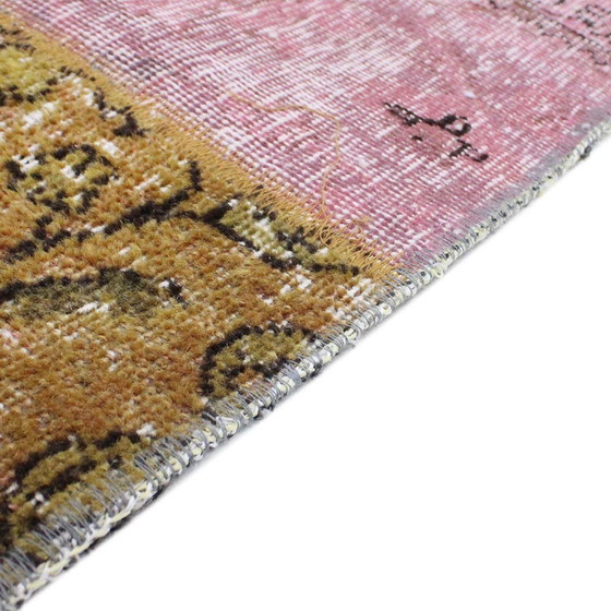 Image 1 of Perserteppich Patchwork Teppich 130X130 Nr 2520