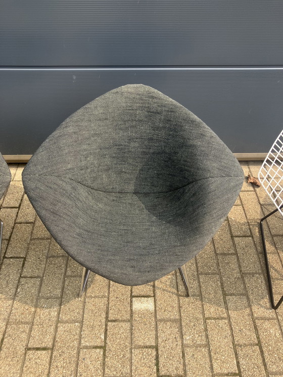 Image 1 of 5x Knoll Bertoia Diamond Stuhl gepolstert