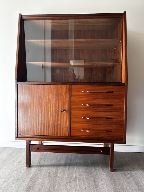 Image 1 of Mid Century Hochregalschrank