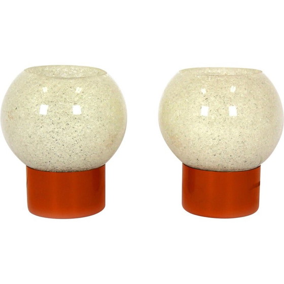 Image 1 of Paar Vintage Space Age Tischlampen von Pokrok Zilina, 1970er Jahre