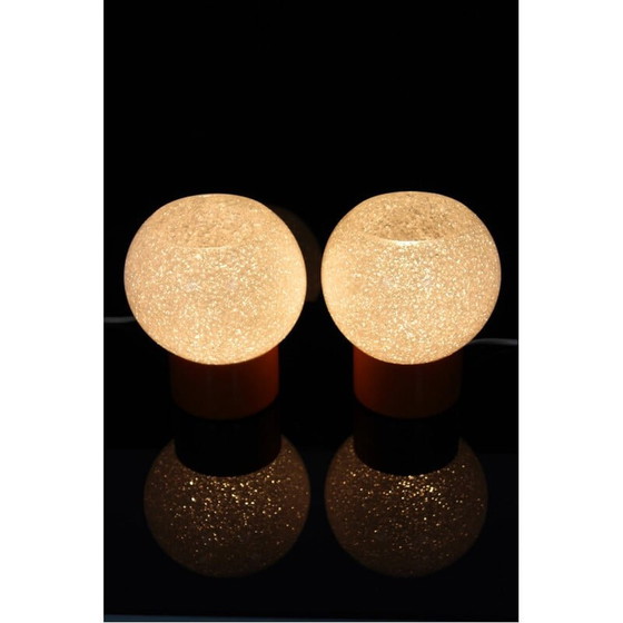 Image 1 of Paar Vintage Space Age Tischlampen von Pokrok Zilina, 1970er Jahre